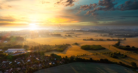 Drone Sunrise
